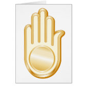 Carte de voeux Jain Symbole (Devant)