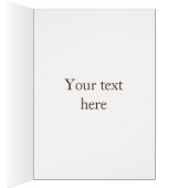 Carte de voeux Jain Symbole (Intérieur (Droit))