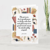 Carte de voeux - Jane Austen (Devant)