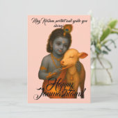 Carte de voeux Janmashtami (Debout devant)