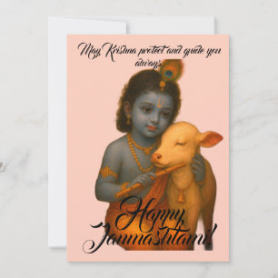 Carte de voeux Janmashtami