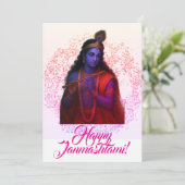 Carte de voeux Janmashtami (Debout devant)