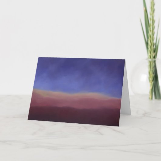 Carte de voeux - Janvier Désert (Devant)