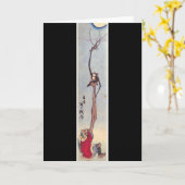 Carte de voeux japonaise bizarre (Fleur jaune)