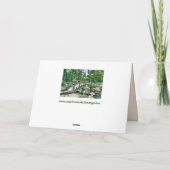 carte de voeux japonaise de bridge (Dos)