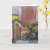 Carte de voeux "Jardin caché" (Fleur jaune)