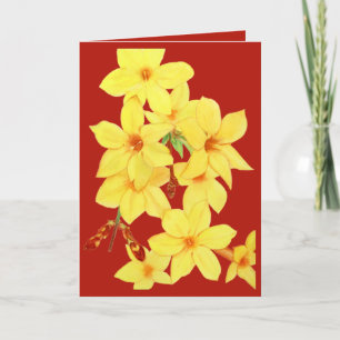 Carte de voeux Jasmine FLower