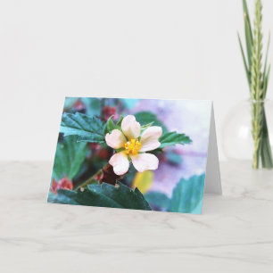 Carte de voeux Jaune Fleur Vierge