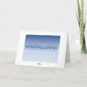 Carte de voeux Jazz it Up (Dos)