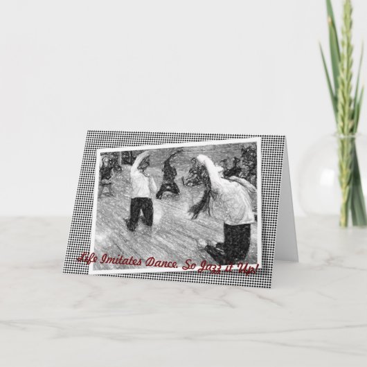 Carte de voeux Jazz it Up (Devant)