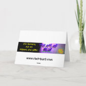 Carte de voeux - jazz l'après-midi (Dos)