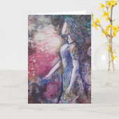 Carte de voeux "Je suis à vous" (Fleur jaune)