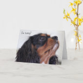 Carte de voeux - je suis désolé (Fleur jaune)