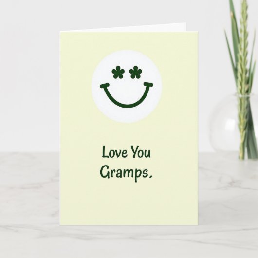 Carte de vœux "Je t'aime Papi" (Devant)