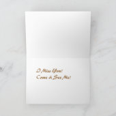 Carte de vœux Je vous aime Siesta Keys (Intérieur)