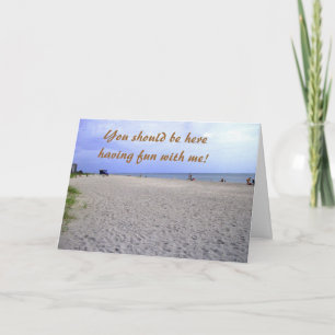 Carte de vœux Je vous aime Siesta Keys