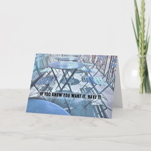 Carte de voeux JERSEY CITY CAFE (Devant)