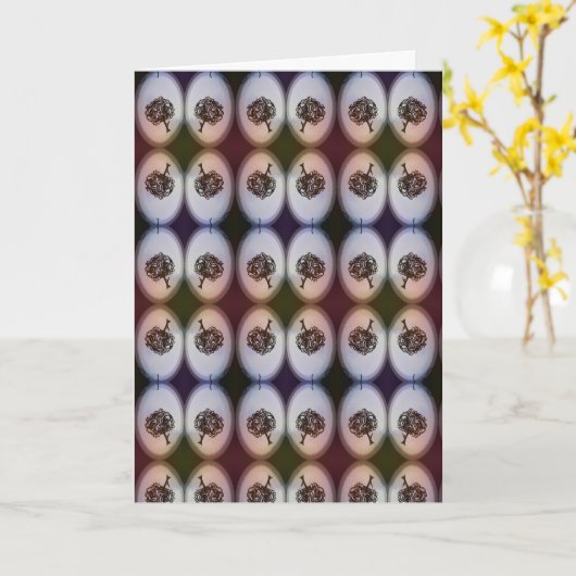 Carte de voeux Jesse Tree Folded Blessing (Fleur jaune)