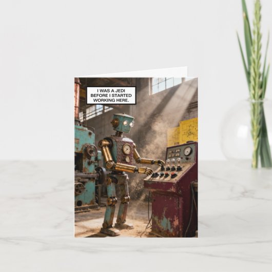 Carte de vœux J'étais un Jedi™ (Devant)