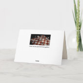 carte de voeux jeu d'échecs (Dos)