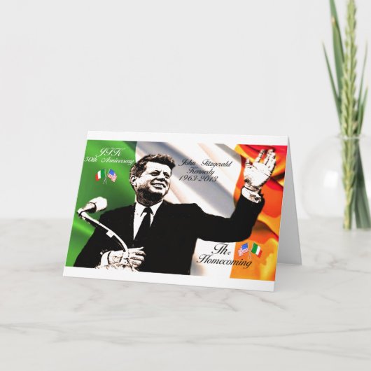 Carte de voeux JFK (Devant)