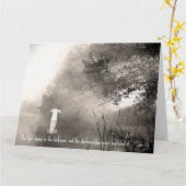 Carte de voeux JOHN 1:5 Jumbo (Fleur jaune)