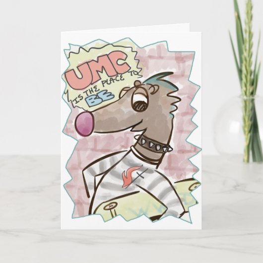 Carte de voeux Johnny Weasel (Devant)