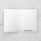Carte de voeux Johnny Weasel (Intérieur)