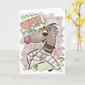 Carte de voeux Johnny Weasel (Fleur jaune)