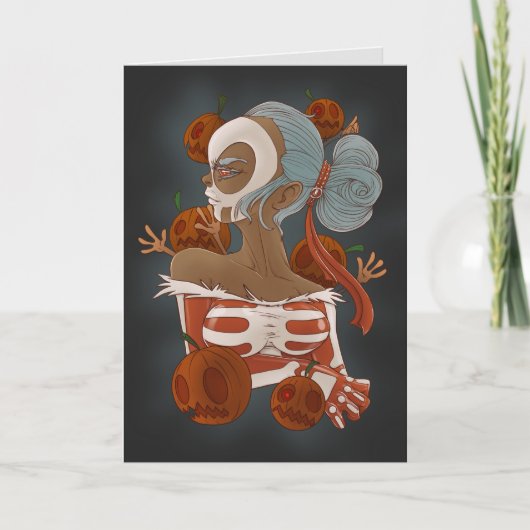 carte de vœux jour des morts (Devant)