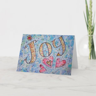 Carte de voeux Joy Art