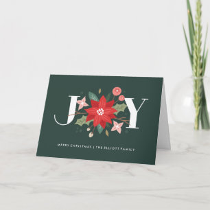 Carte de voeux Joy Flourish - Pine