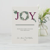 Carte de vœux Joy Holidays (Debout devant)