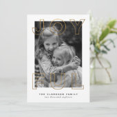 Carte de vœux joyeuse (Debout devant)