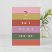 Carte de vœux joyeuse (Debout devant)