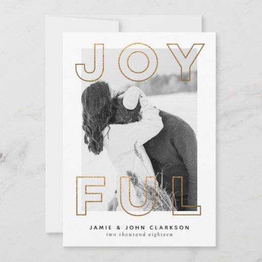 Carte de vœux joyeuse (Devant)