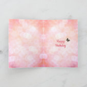 Carte de voeux Joyeuse 21e anniversaire design (Intérieur)