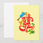 Carte de vœux joyeuse Cinco de Mayo (Devant / Derrière)