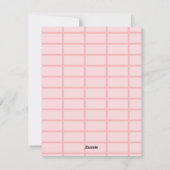 Carte de vœux Joyeuse Galentine's day (Dos)