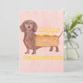 Carte de vœux joyeuse Halloween (Debout devant)