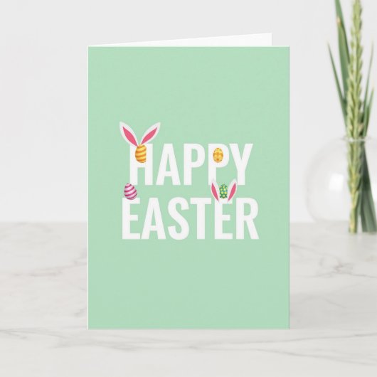 Carte de vœux joyeuse pour le printemps (Devant)