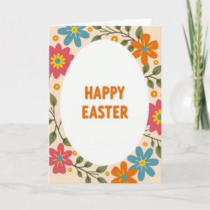 Carte de vœux joyeuse pour le printemps