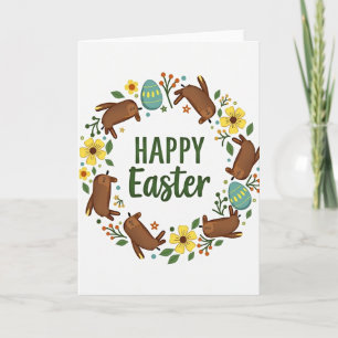Carte de vœux joyeuse pour le printemps