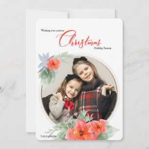 Carte de vœux joyeuse pour les fêtes