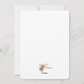 Carte de vœux joyeuse pour les fêtes (Dos)