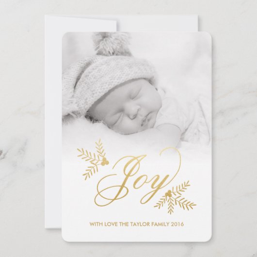 Carte de vœux joyeuse pour les fêtes (Devant)
