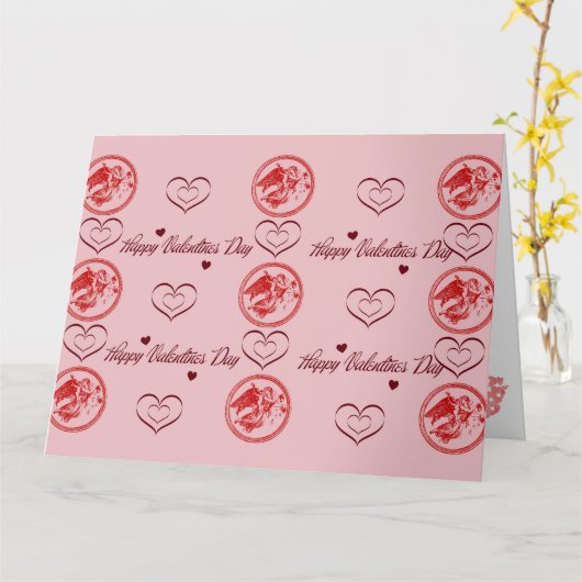 Carte de vœux Joyeuse Saint-Valentin (Fleur jaune)