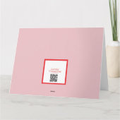 Carte de vœux Joyeuse Saint-Valentin (Dos)