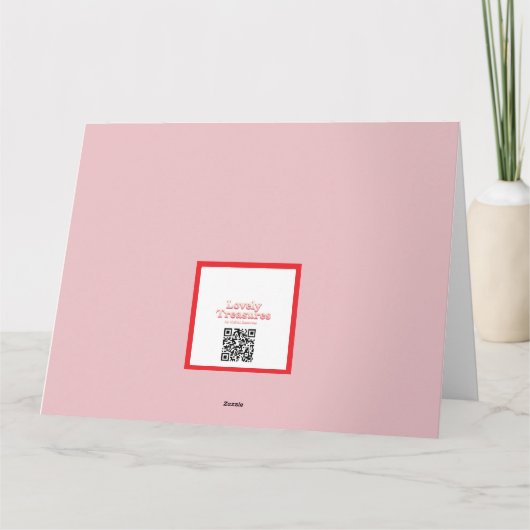 Carte de vœux Joyeuse Saint-Valentin (Dos)