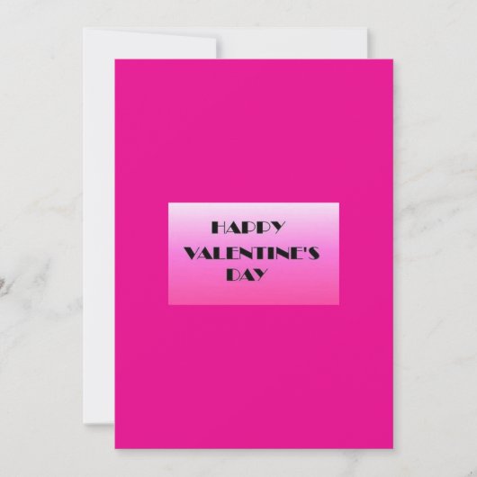 Carte de vœux Joyeuse Saint-Valentin (Devant)